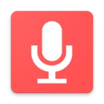 audio & voice recorder - edge panel widget android application logo